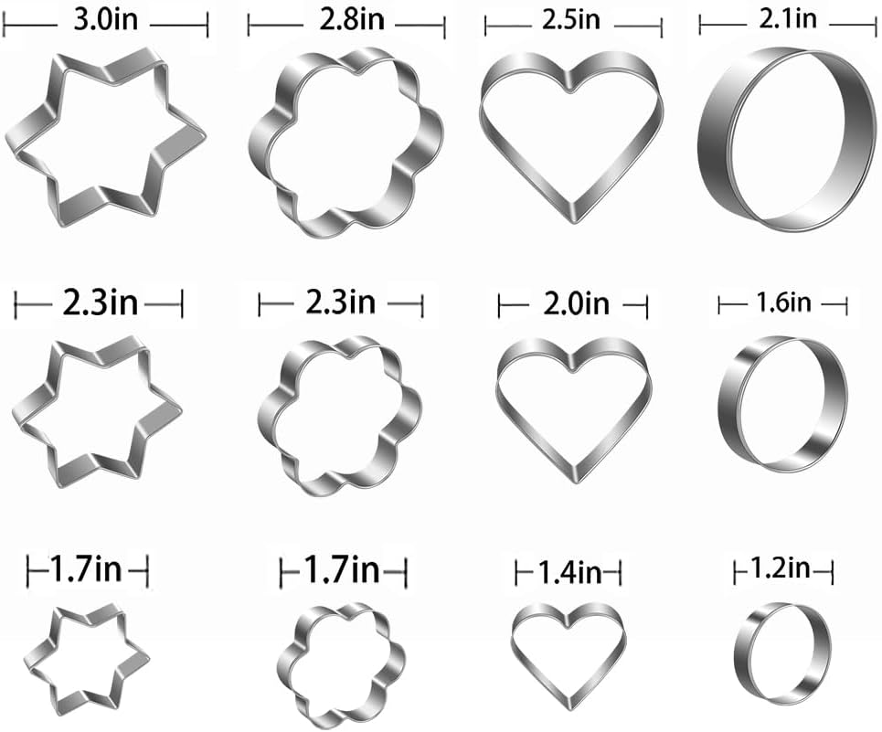 Metal Cookie Cutters Set, Star Cookie Cutter, Round Biscuit Cutter, Heart Cookie Cutters, Molds Cutter, Cookie Cutter, Biscuit Cutters Metal Cookie Cutters Set, Star Cookie Cutter, Round Biscuit Cutter, Heart Cookie Cutters, Molds Cutter, Cookie Cutter, Biscuit Cutters